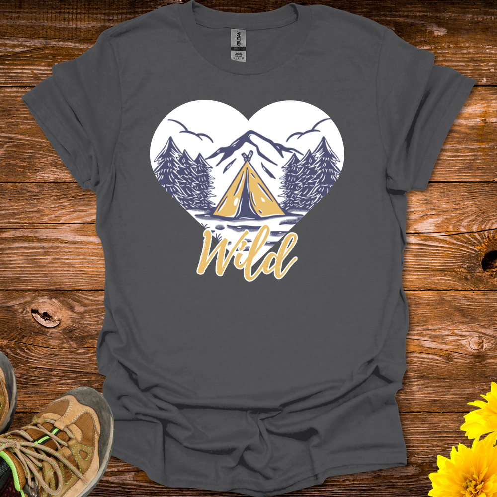 Wild Heart T-Shirt - Charcoal