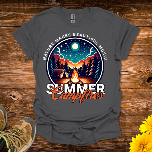 Nature Makes Music T-Shirt - Charcoal