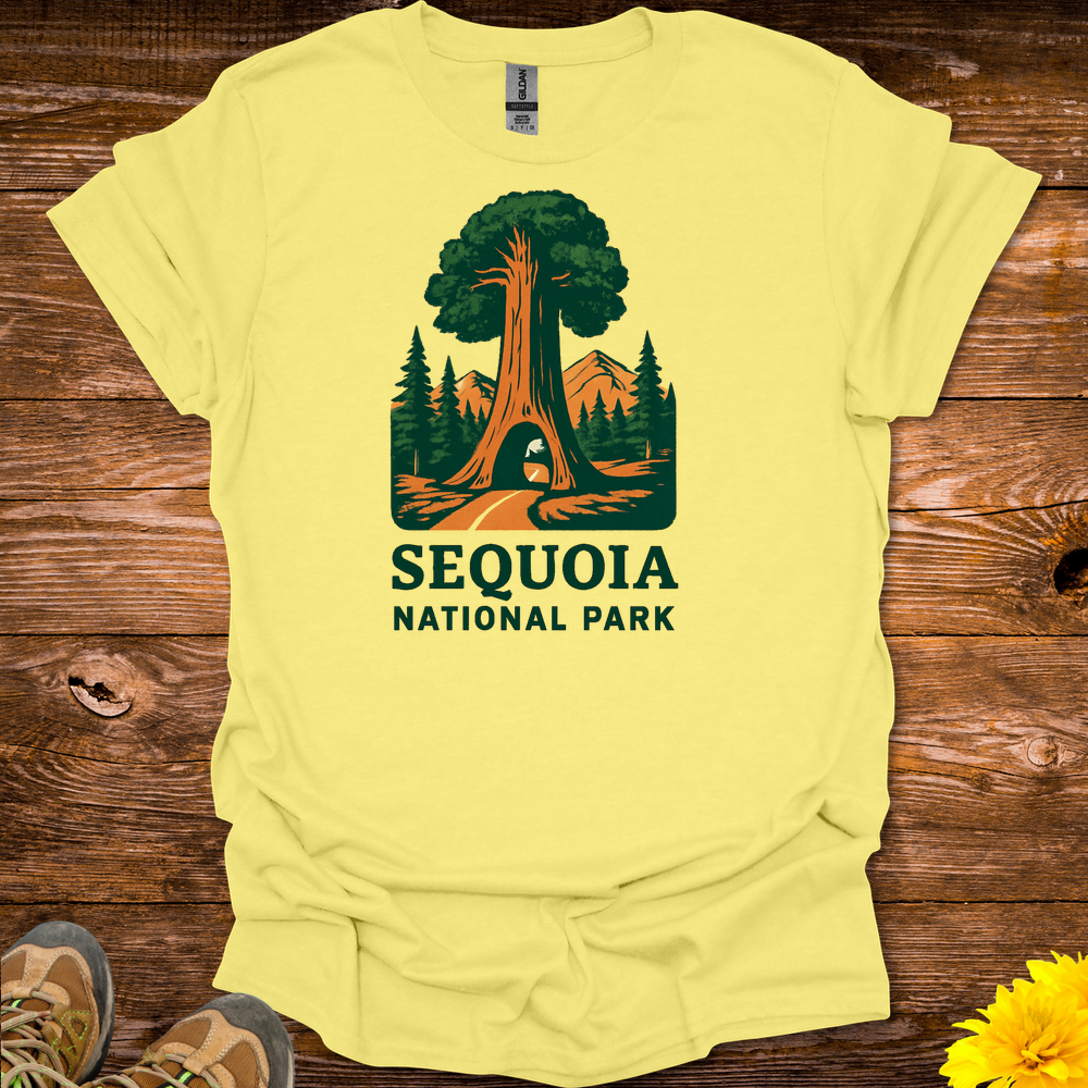 Sequoia National Park T-Shirt - Cornsilk