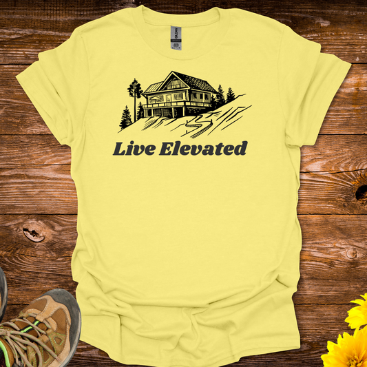 Live Elevated T-Shirt - Cornsilk