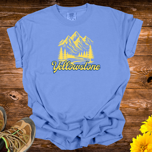 Yellowstone T-Shirt - Flo Blue