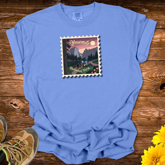 Yosemite Natl Park T Shirt - Flo Blue