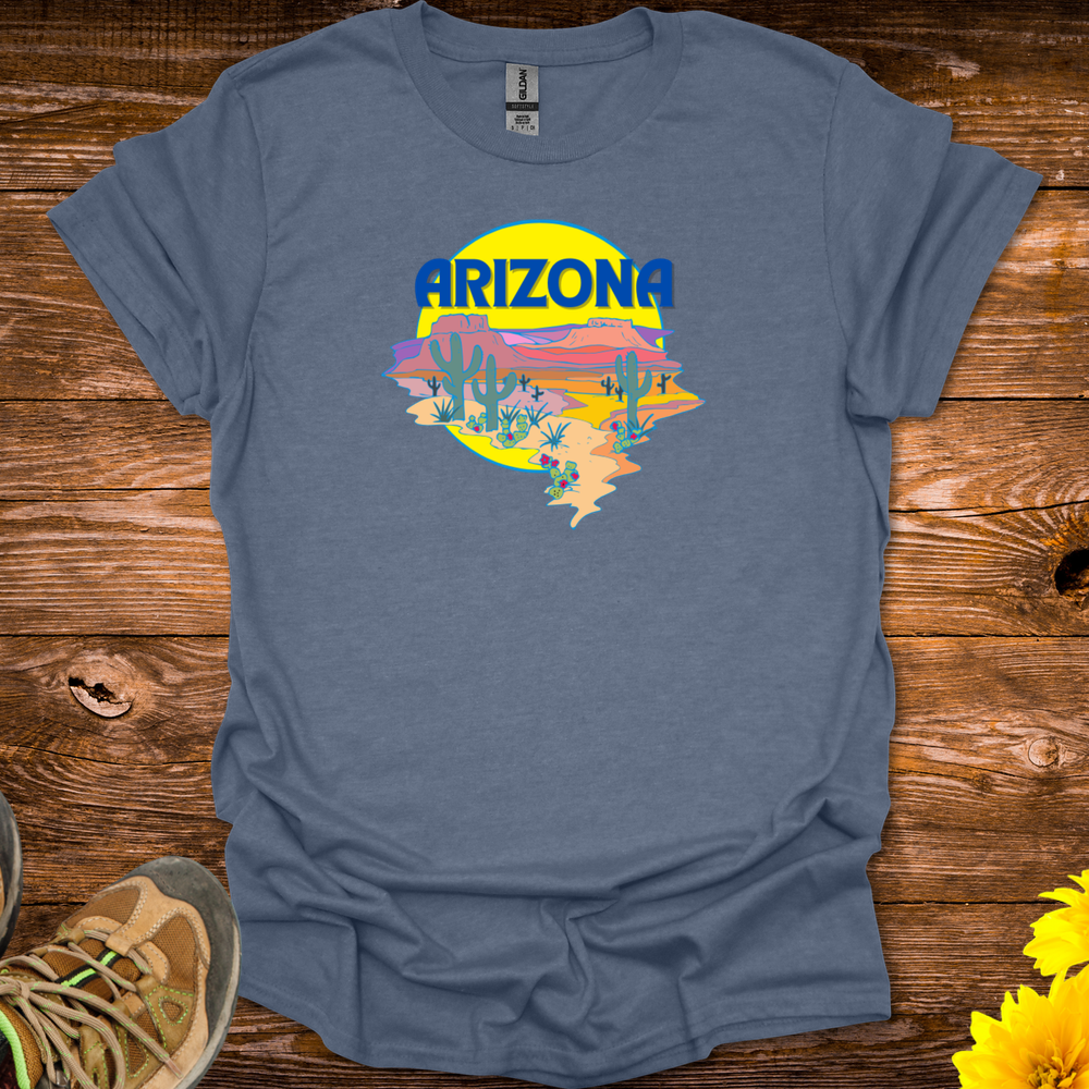 Arizona T Shirt - Heather Indigo