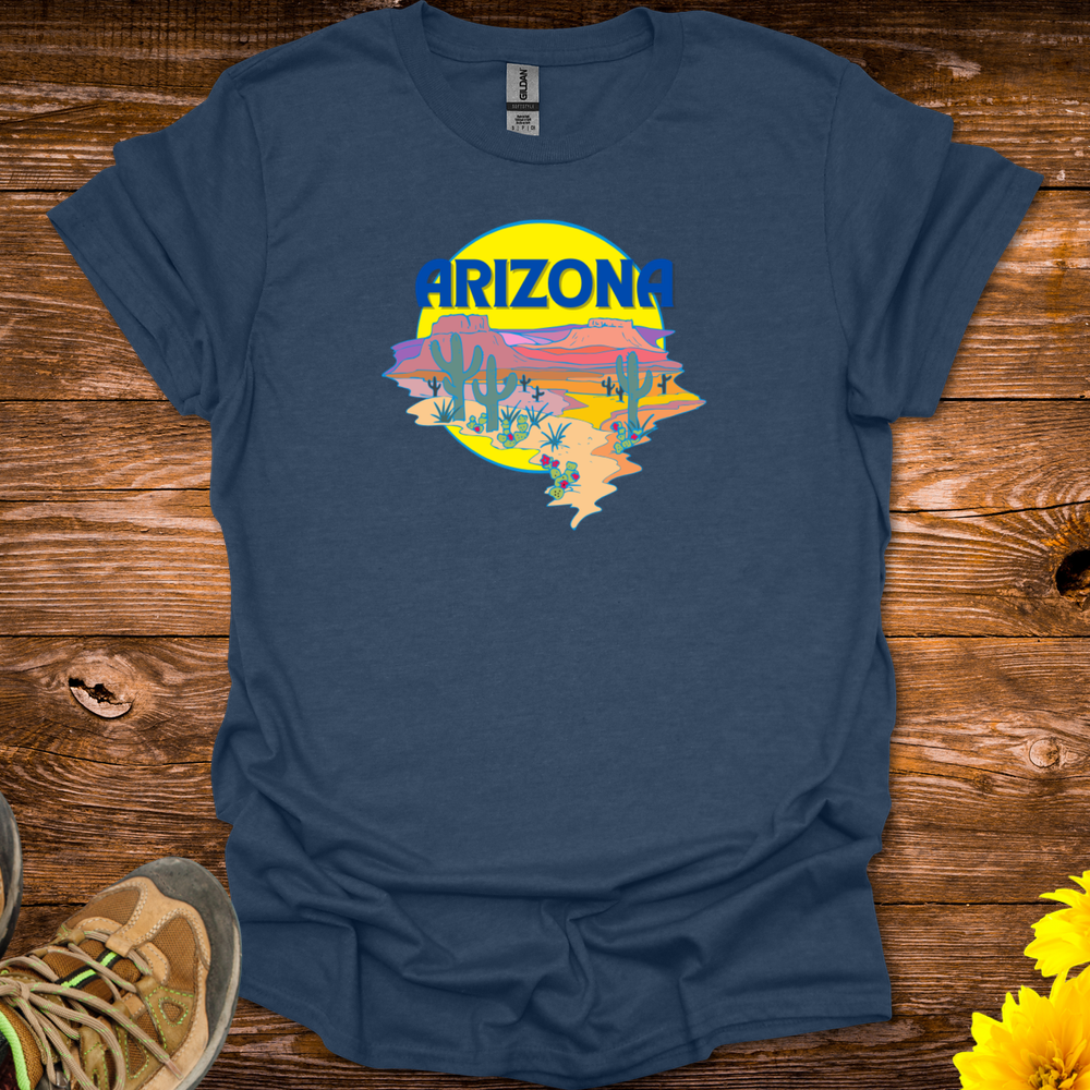 Arizona T Shirt - Heather Navy