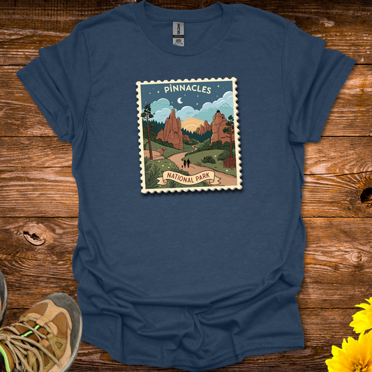 Pinnacles Natl Park T-Shirt - Heather Navy