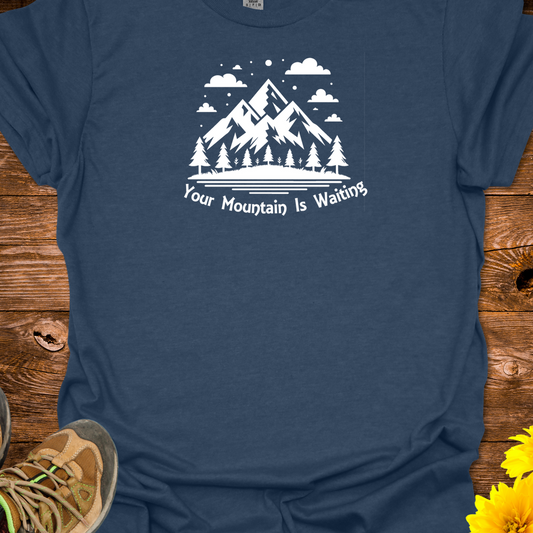 Your Mountain Is Waiting T-Shirt - Heather Navy