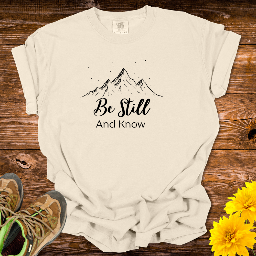 Be Still And Know Unisex T-shirt - Ivory