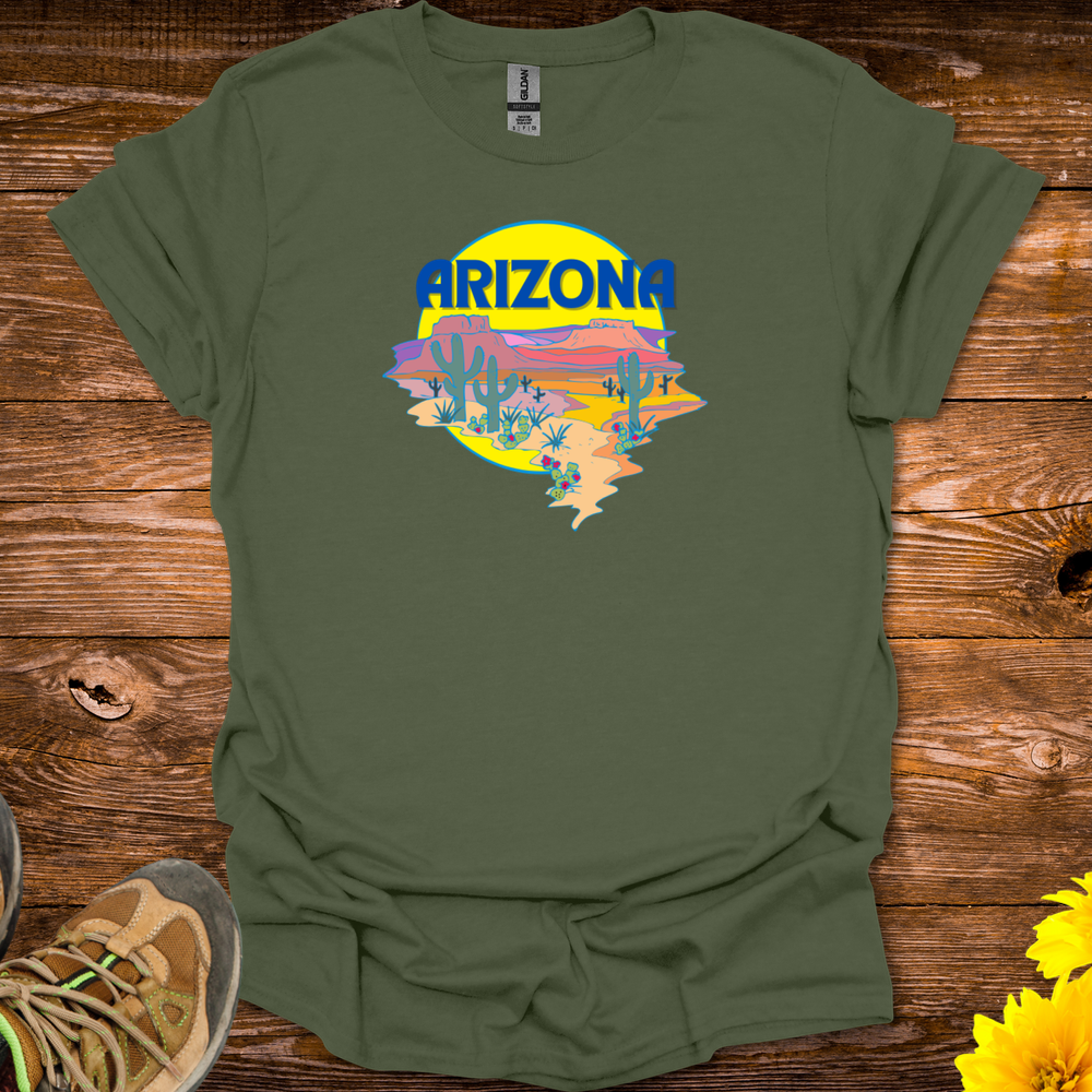 Arizona T Shirt - Military Green
