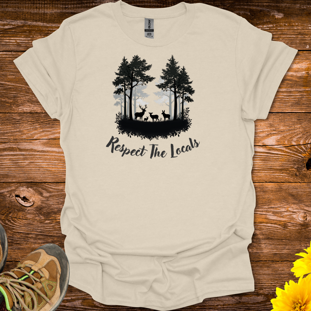 Respect The Locals T-Shirt - Natural