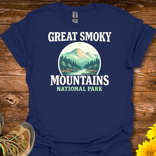 Great Smokey Mountains T-Shirt - Navy