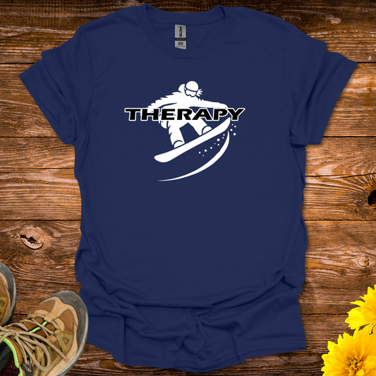 Snowboard Therapy T-Shirt - Navy