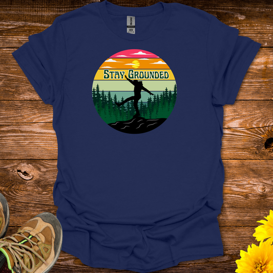 Stay Grounded T-Shirt - Navy