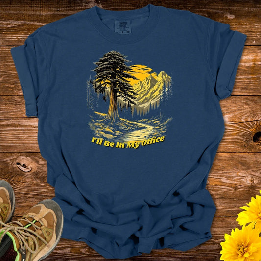 I'll Be in my Office T-Shirt - Navy
