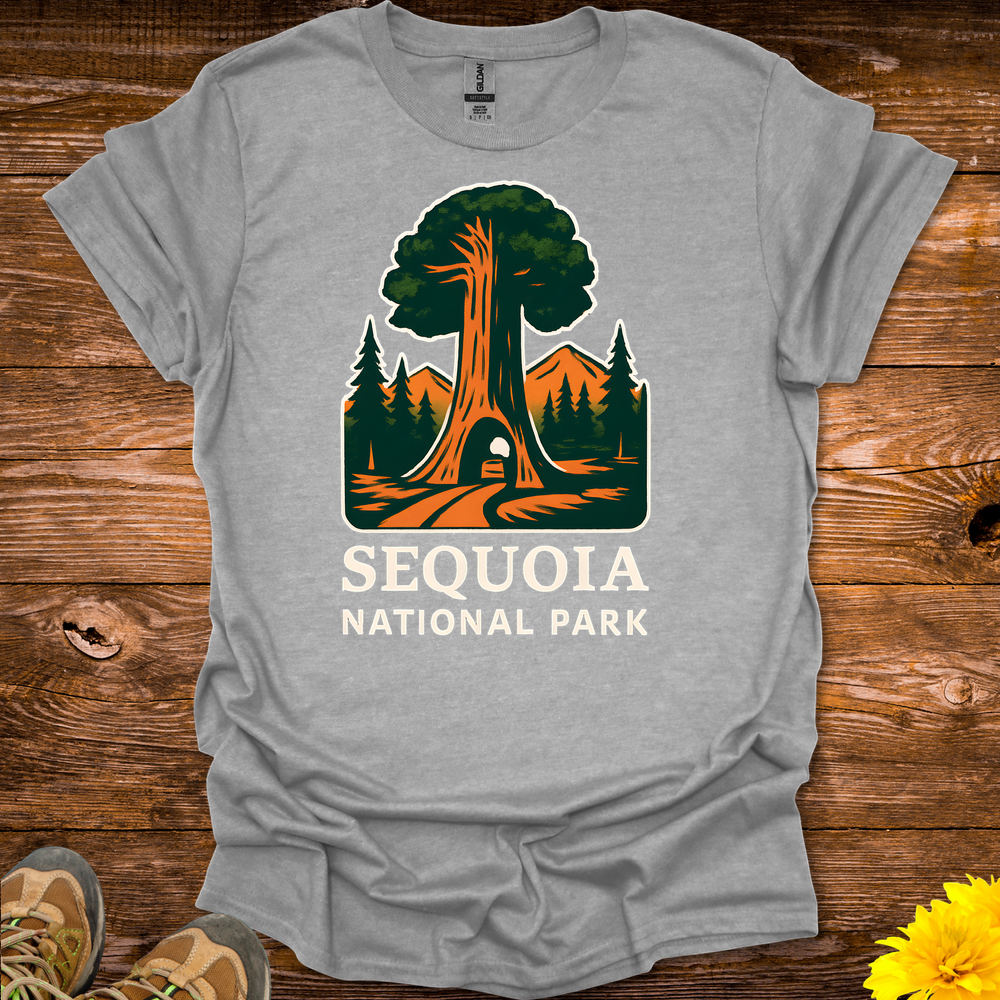 Sequoia National Park T-Shirt - Sport Grey